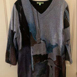 Trisha Tyler Tunic Top - XL -  Multi Color